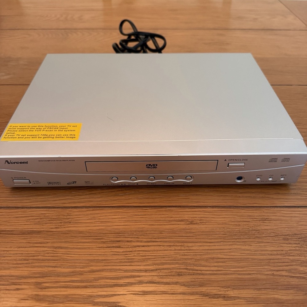 Norcent DP313‎ DVD Player Silver No Remote Control